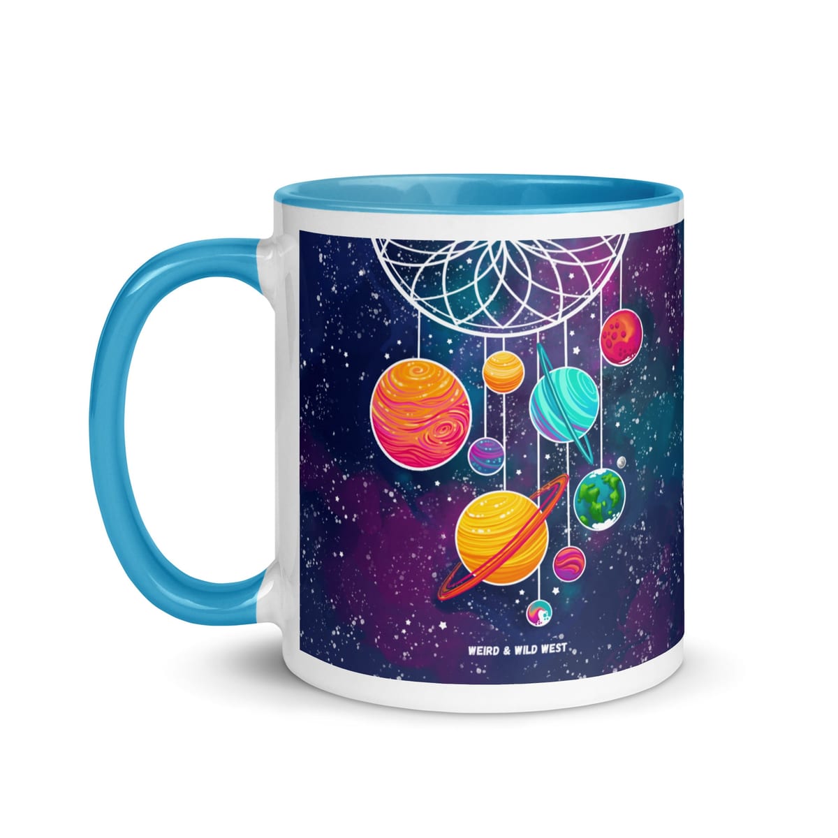 Cosmic Dreams — original hand-drawn artwork on Cosmic Dreams Mug