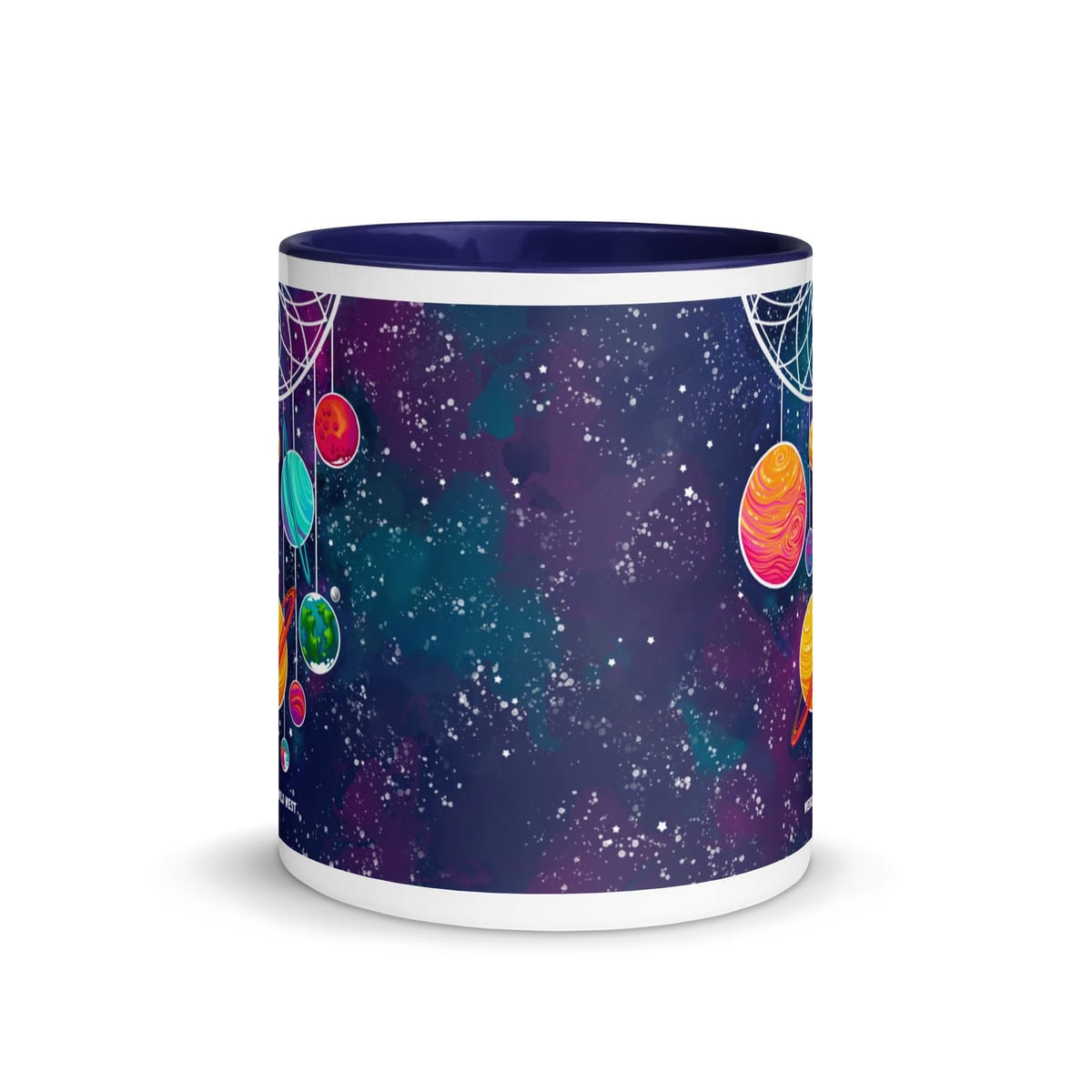 Cosmic Dreams — original hand-drawn artwork on Cosmic Dreams Mug