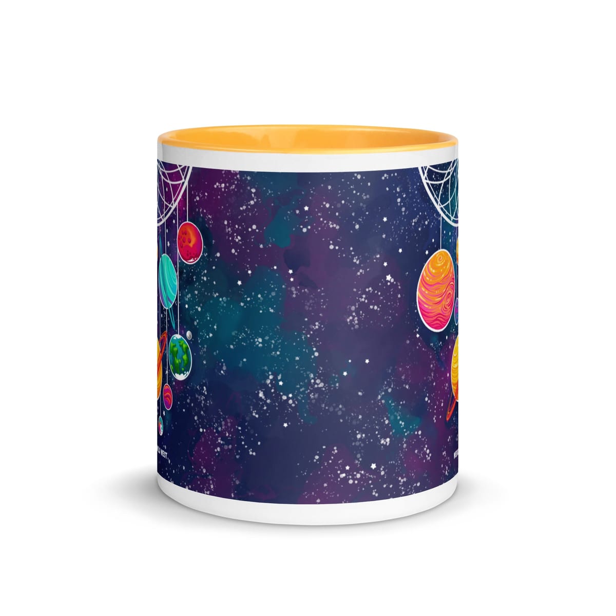 Cosmic Dreams — original hand-drawn artwork on Cosmic Dreams Mug