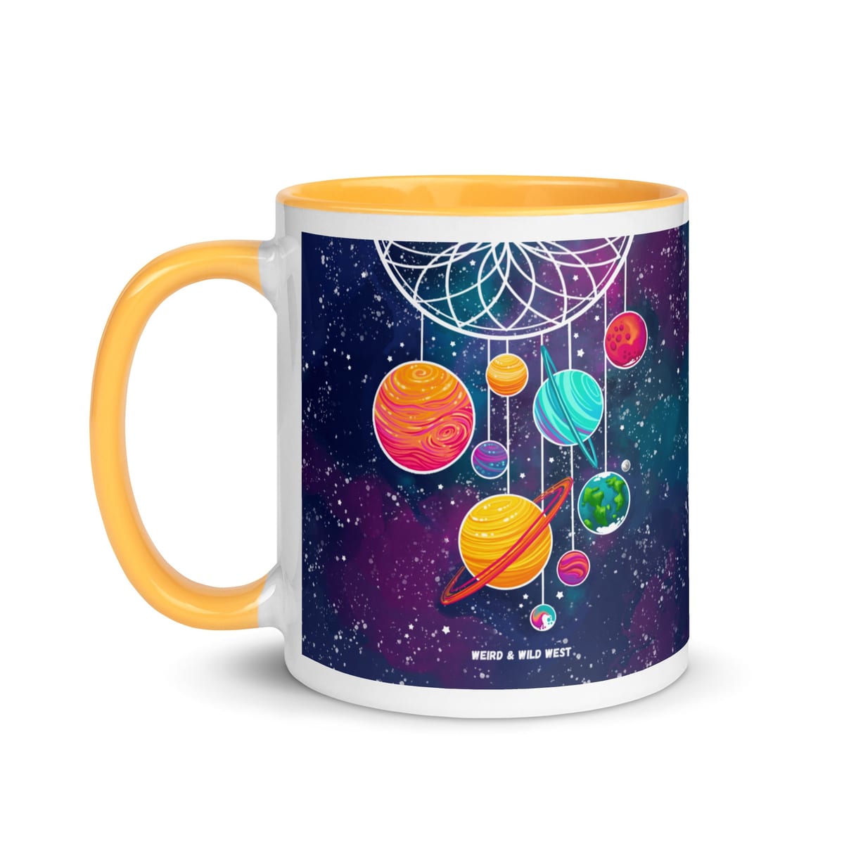 Cosmic Dreams — original hand-drawn artwork on Cosmic Dreams Mug