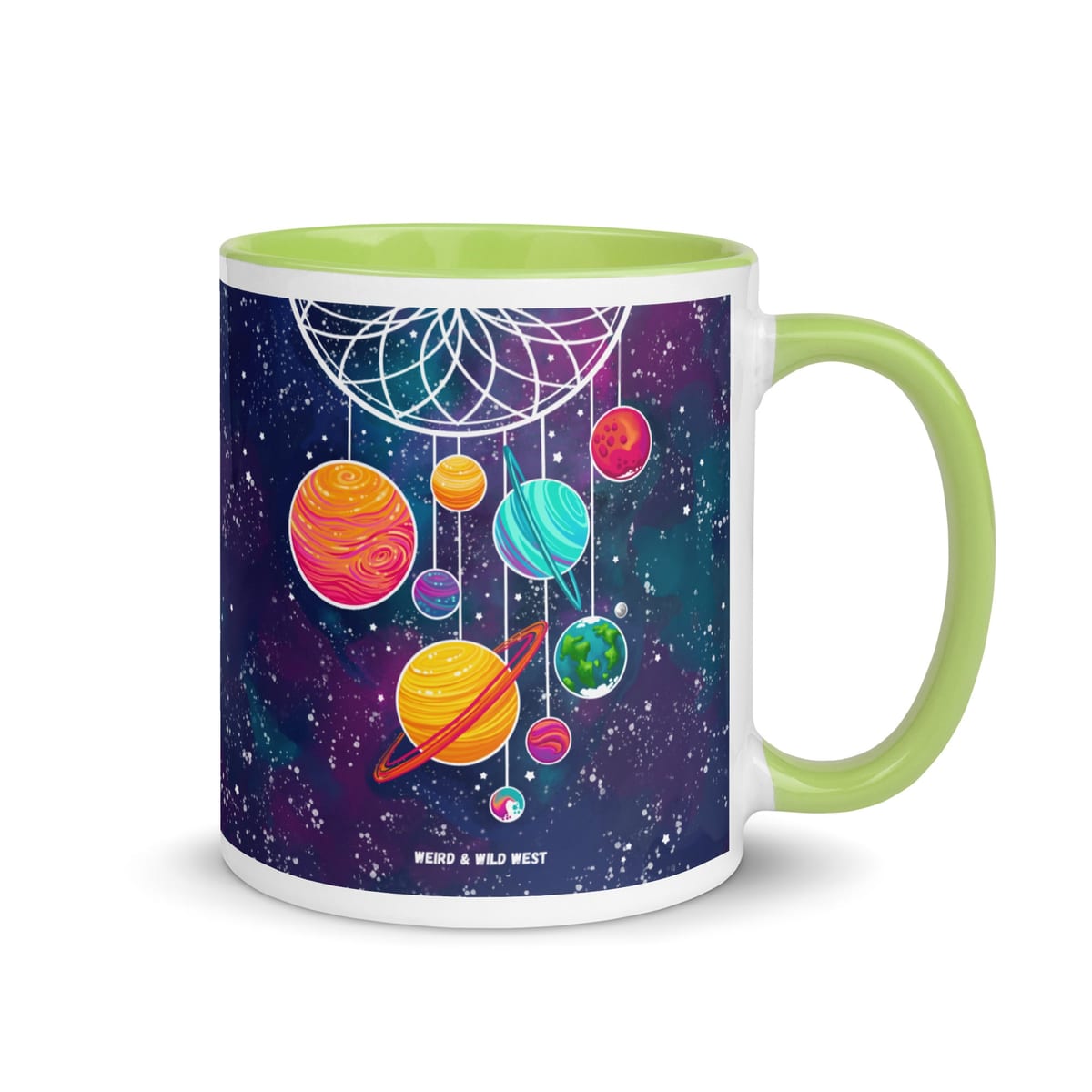 Cosmic Dreams — original hand-drawn artwork on Cosmic Dreams Mug