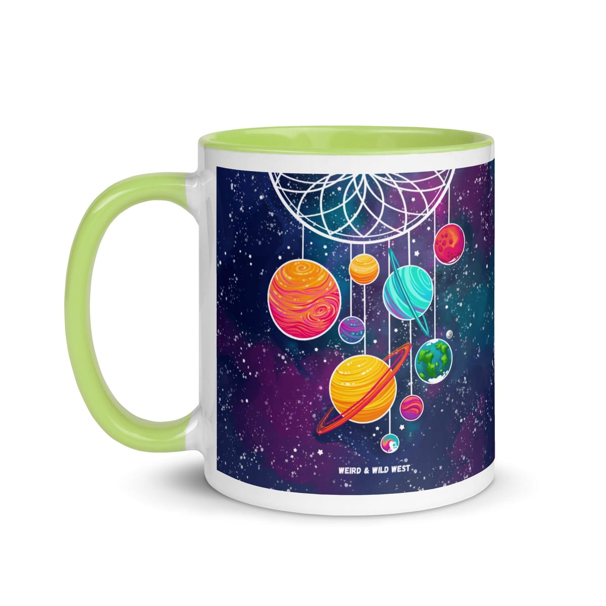 Cosmic Dreams — original hand-drawn artwork on Cosmic Dreams Mug