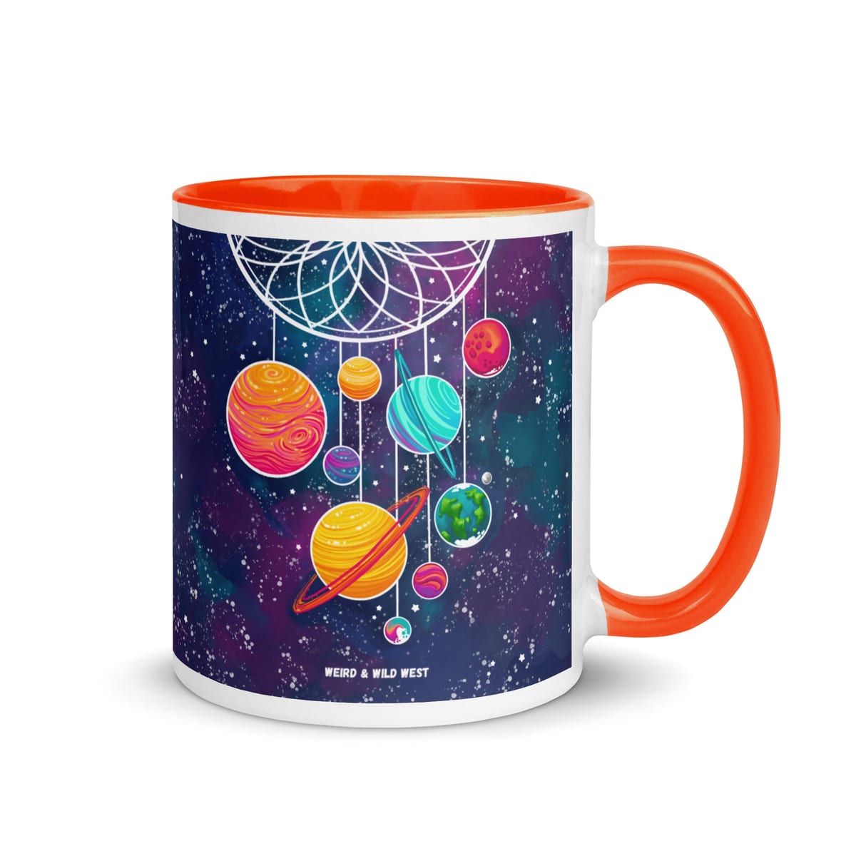 Cosmic Dreams — original hand-drawn artwork on Cosmic Dreams Mug