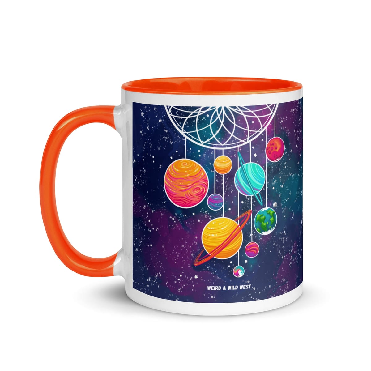 Cosmic Dreams — original hand-drawn artwork on Cosmic Dreams Mug