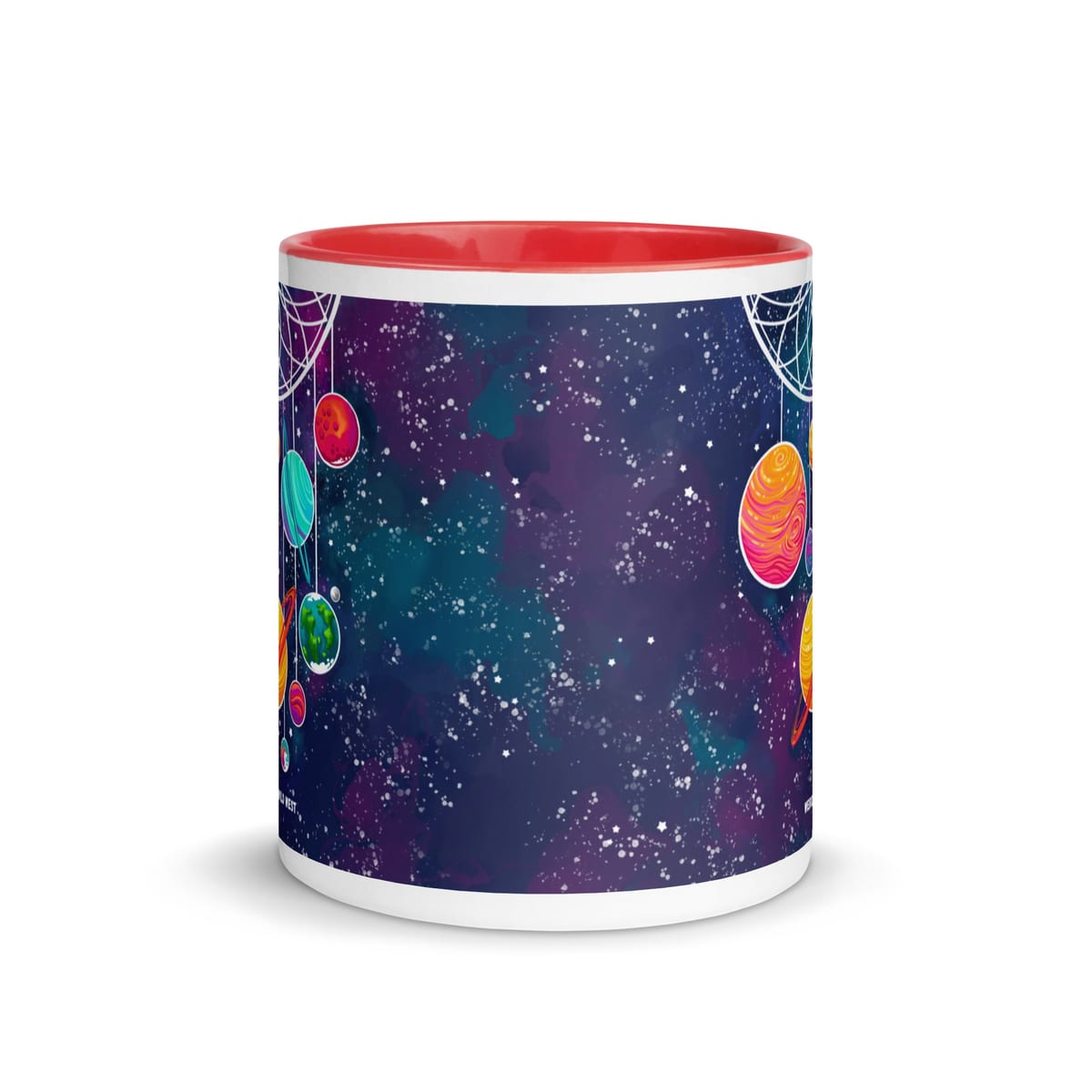 Cosmic Dreams — original hand-drawn artwork on Cosmic Dreams Mug