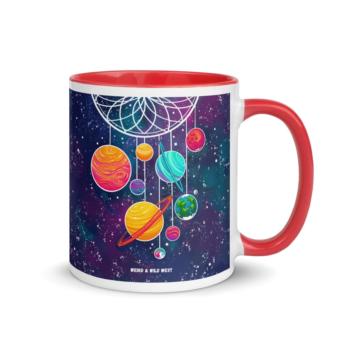 Cosmic Dreams — original hand-drawn artwork on Cosmic Dreams Mug