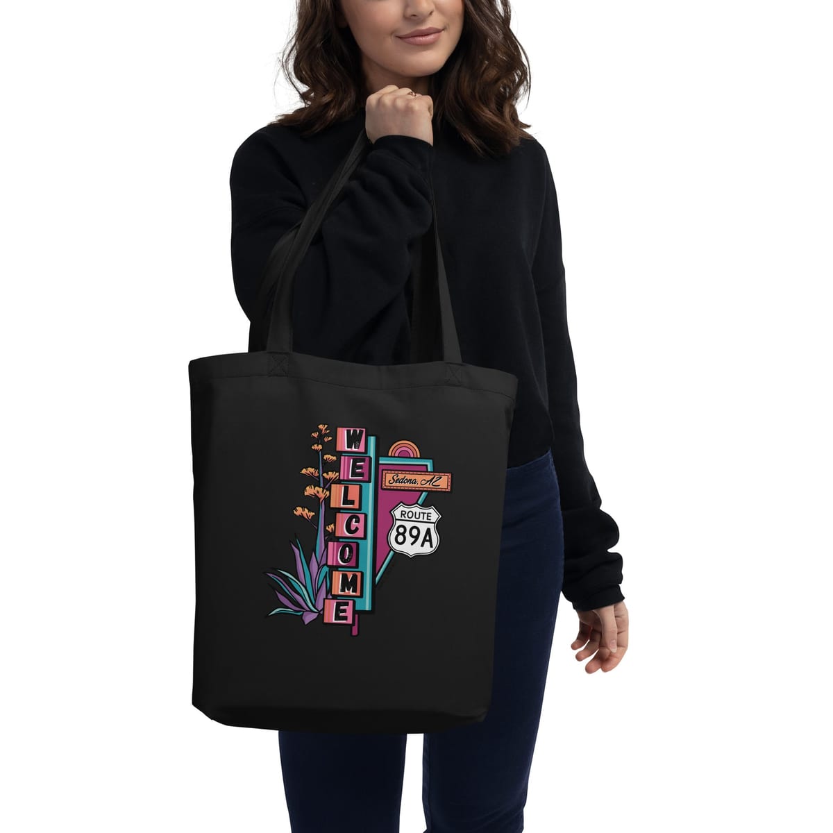 Cruisin' On 89A — original hand-drawn artwork on Cruisin' On 89a Tote Bag