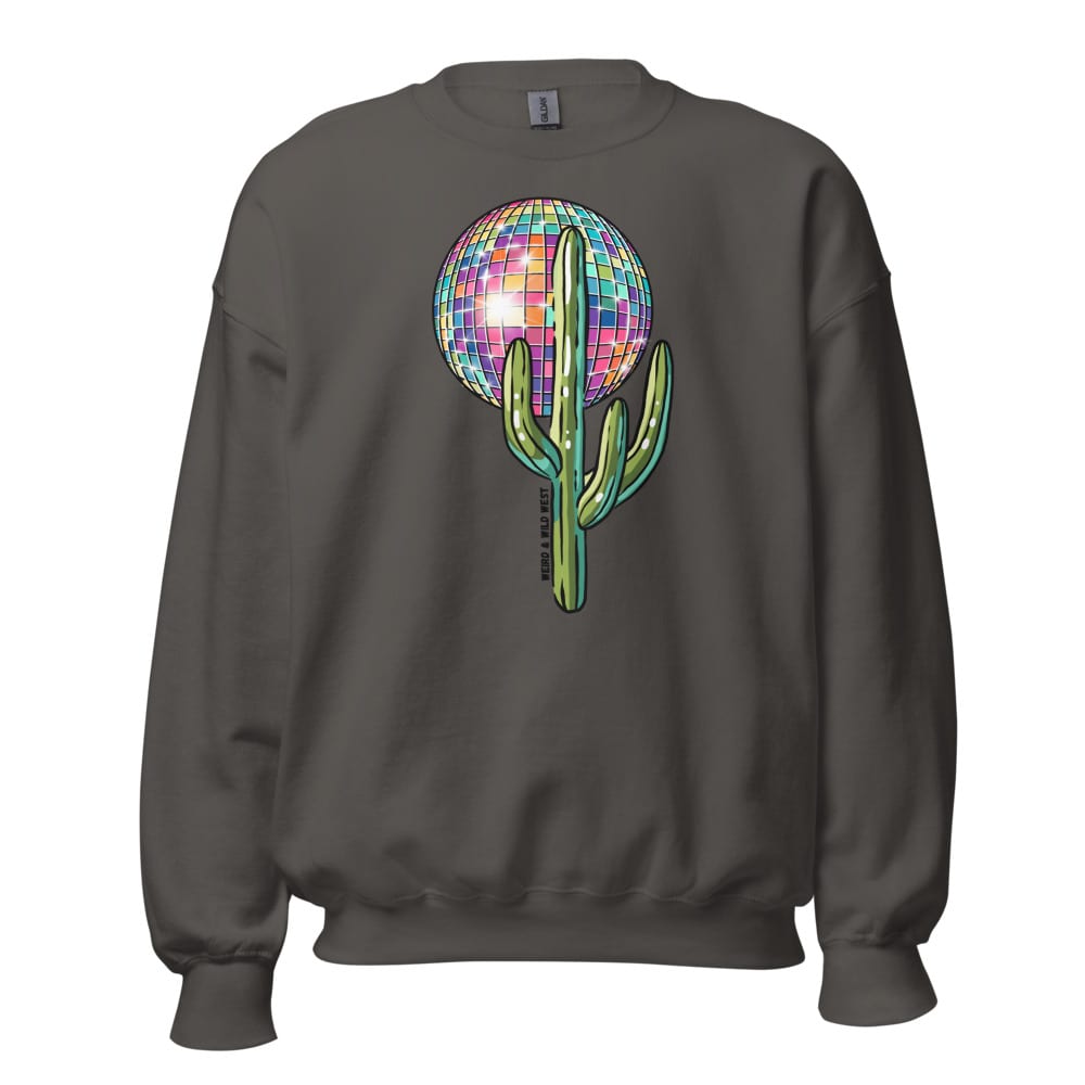 Desert Disco Sweatshirt — Charcoal, flat front view