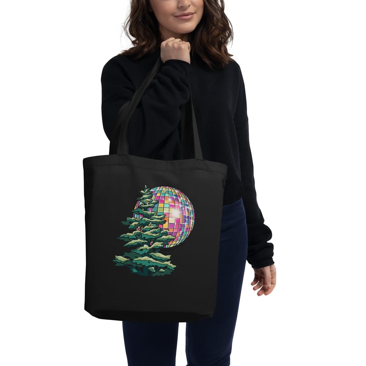 Pine Party — original hand-drawn artwork on Pine Party Tote Bag