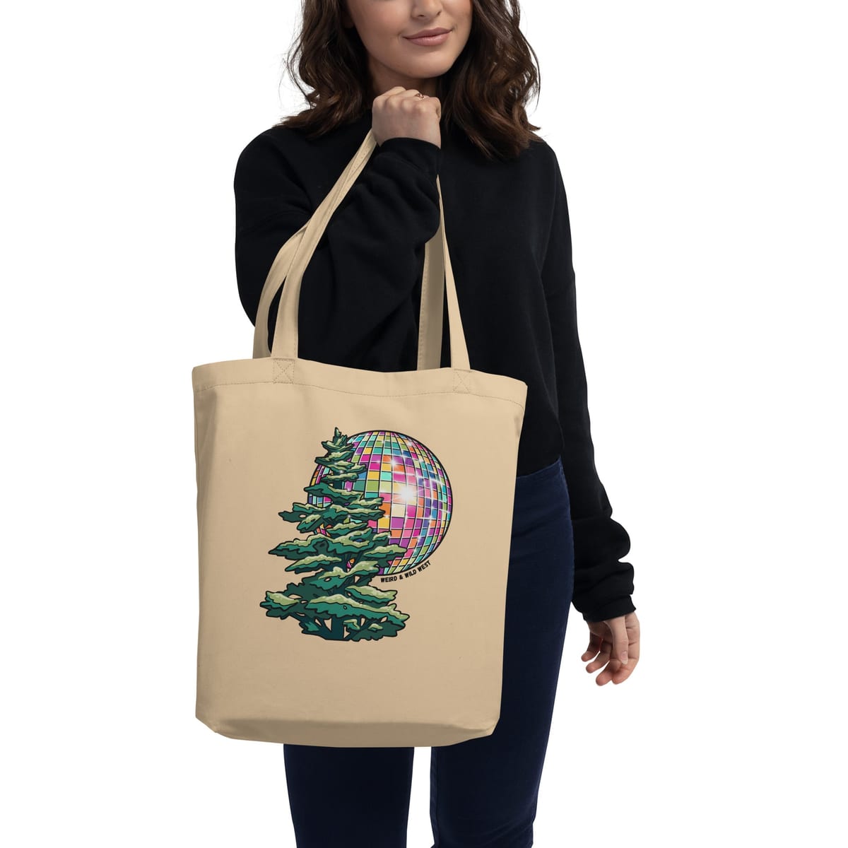 Pine Party — original hand-drawn artwork on Pine Party Tote Bag