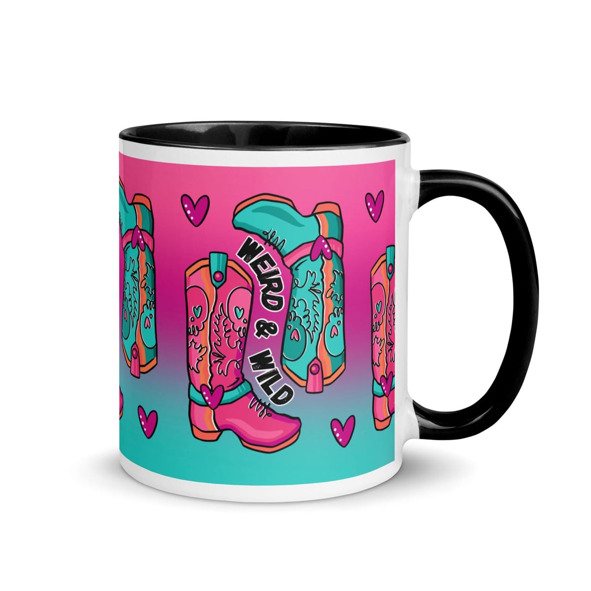 These Boots Are Made For Vibin' — original hand-drawn artwork on These Boots Are Made For Vibin' Mug