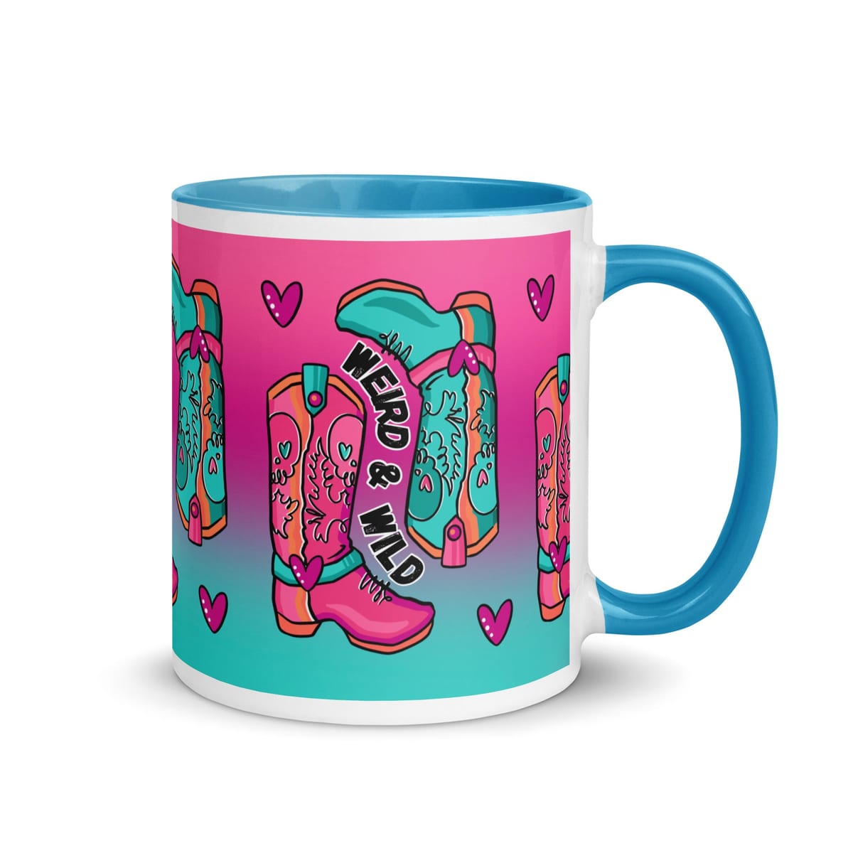 These Boots Are Made For Vibin' — original hand-drawn artwork on These Boots Are Made For Vibin' Mug