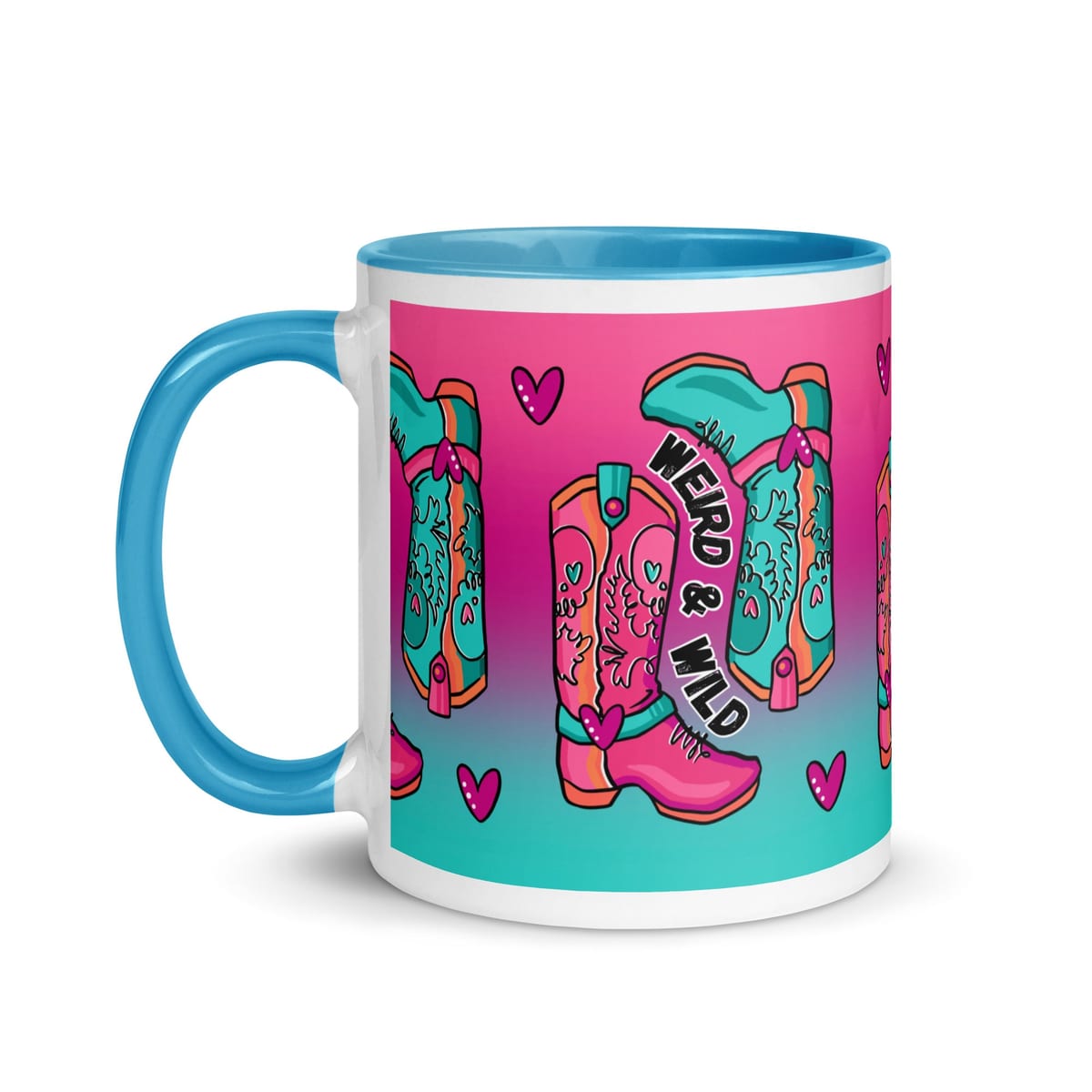 These Boots Are Made For Vibin' — original hand-drawn artwork on These Boots Are Made For Vibin' Mug