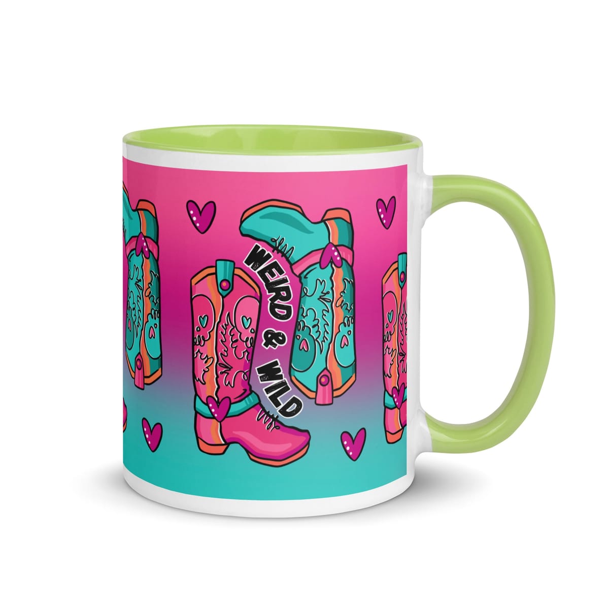 These Boots Are Made For Vibin' — original hand-drawn artwork on These Boots Are Made For Vibin' Mug