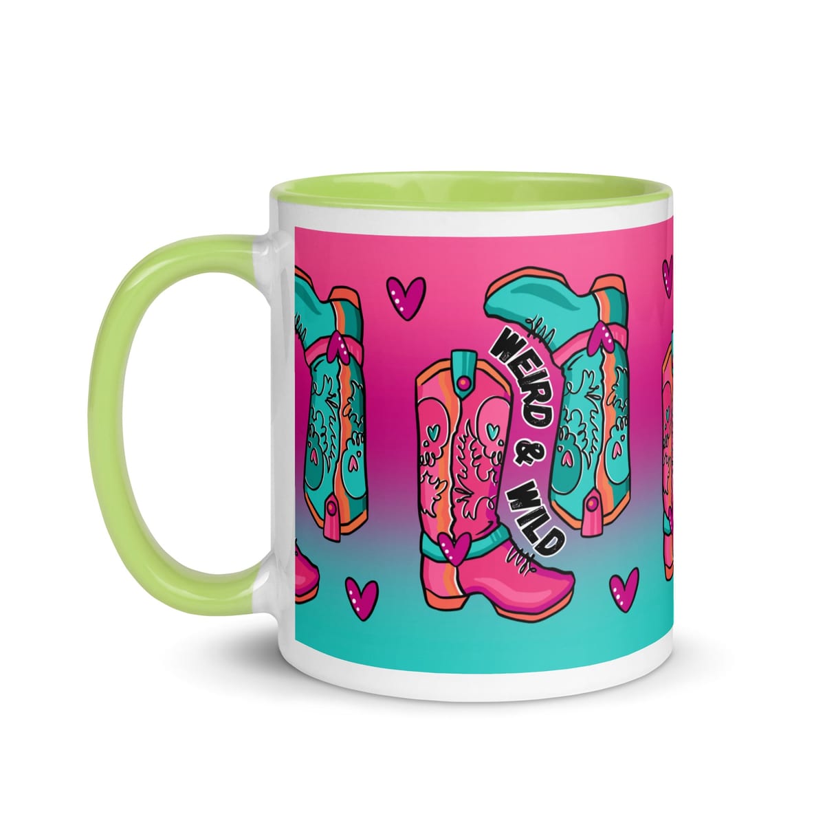 These Boots Are Made For Vibin' — original hand-drawn artwork on These Boots Are Made For Vibin' Mug