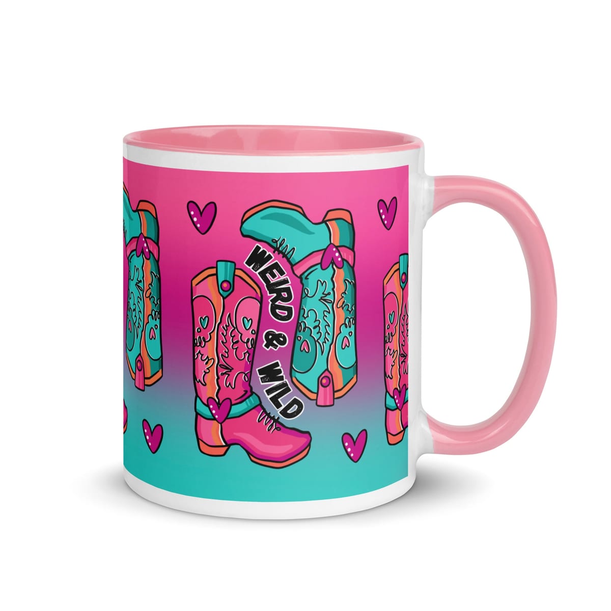 These Boots Are Made For Vibin' — original hand-drawn artwork on These Boots Are Made For Vibin' Mug