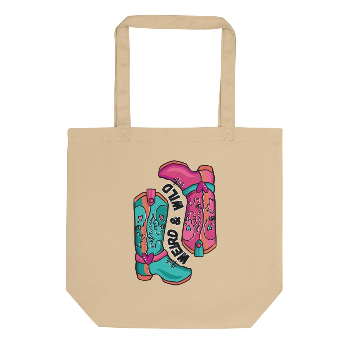 These Boots Are Made For Vibin' — original hand-drawn artwork on These Boots Are Made For Vibin' Tote Bag