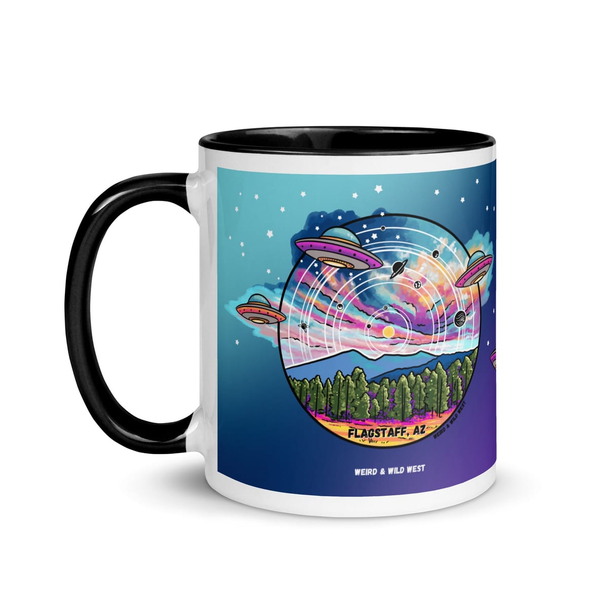 Tourist Season, Right? — original hand-drawn artwork on Tourist Season, Right? Mug