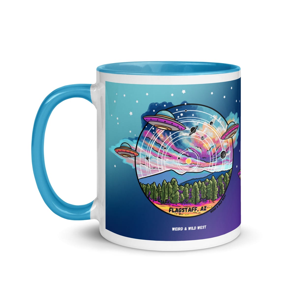 Tourist Season, Right? — original hand-drawn artwork on Tourist Season, Right? Mug