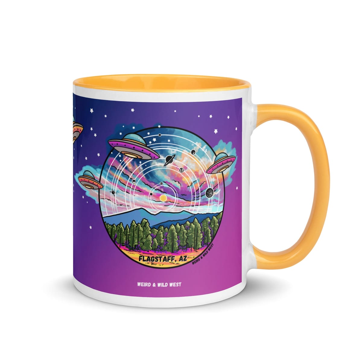 Tourist Season, Right? — original hand-drawn artwork on Tourist Season, Right? Mug