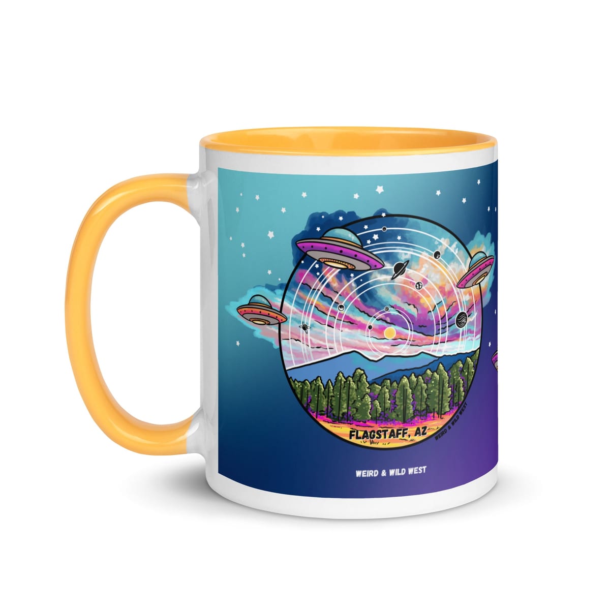 Tourist Season, Right? — original hand-drawn artwork on Tourist Season, Right? Mug