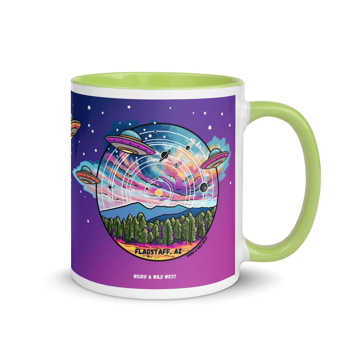 Tourist Season, Right? — original hand-drawn artwork on Tourist Season, Right? Mug