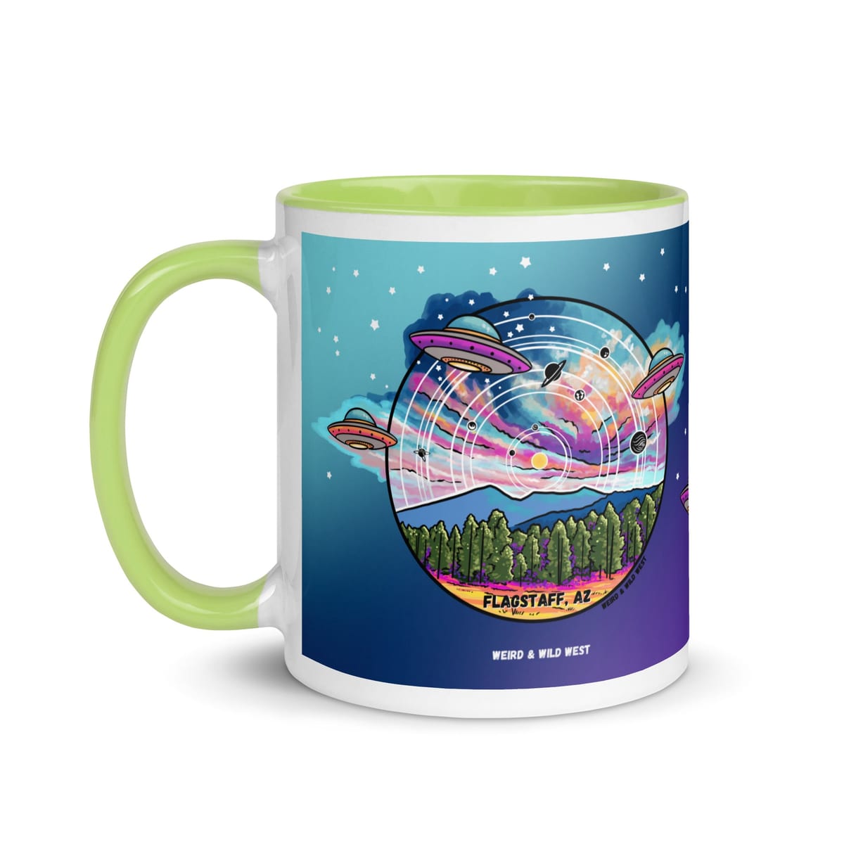 Tourist Season, Right? — original hand-drawn artwork on Tourist Season, Right? Mug