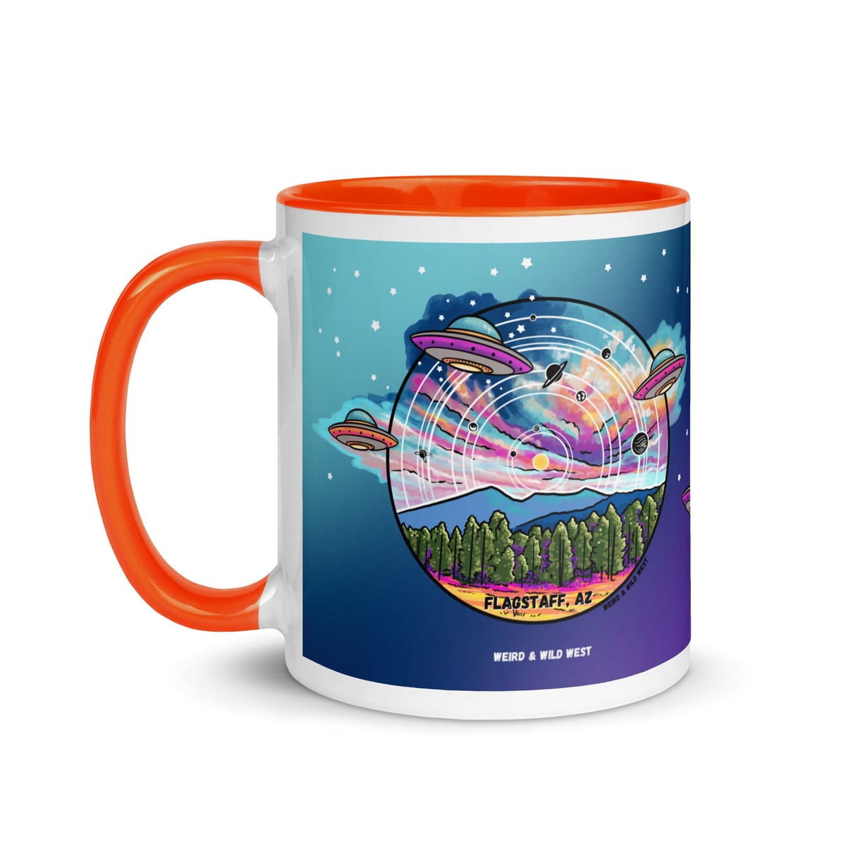 Tourist Season, Right? — original hand-drawn artwork on Tourist Season, Right? Mug