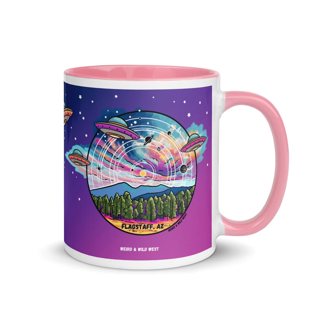 Tourist Season, Right? — original hand-drawn artwork on Tourist Season, Right? Mug