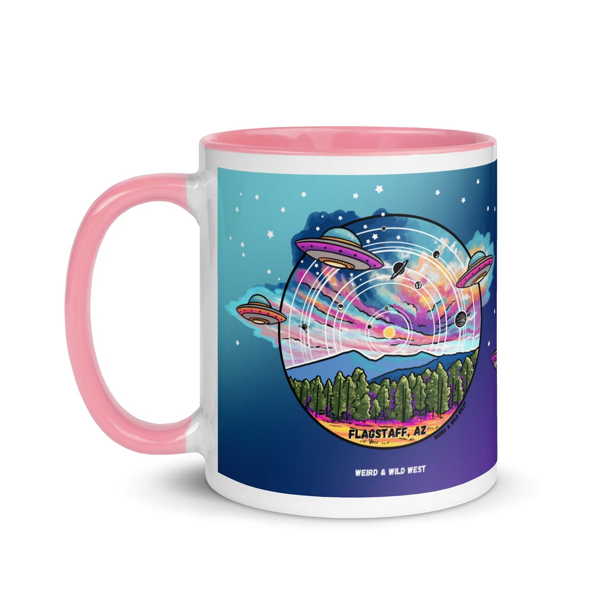 Tourist Season, Right? — original hand-drawn artwork on Tourist Season, Right? Mug