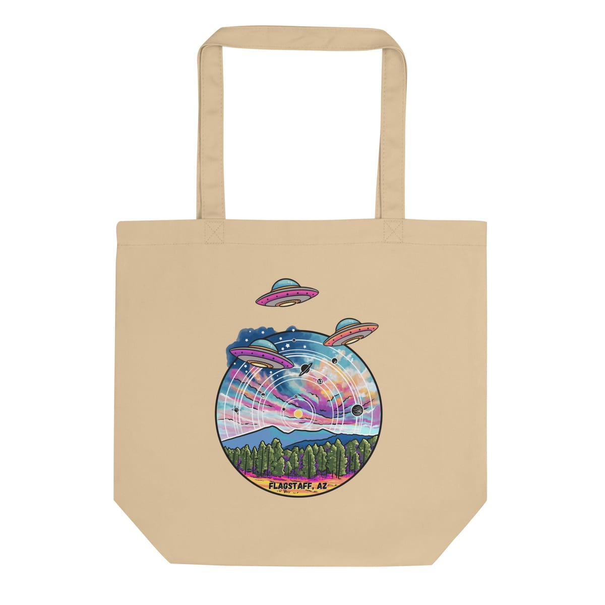 Tourist Season, Right? — original hand-drawn artwork on Tourist Season, Right? Tote Bag