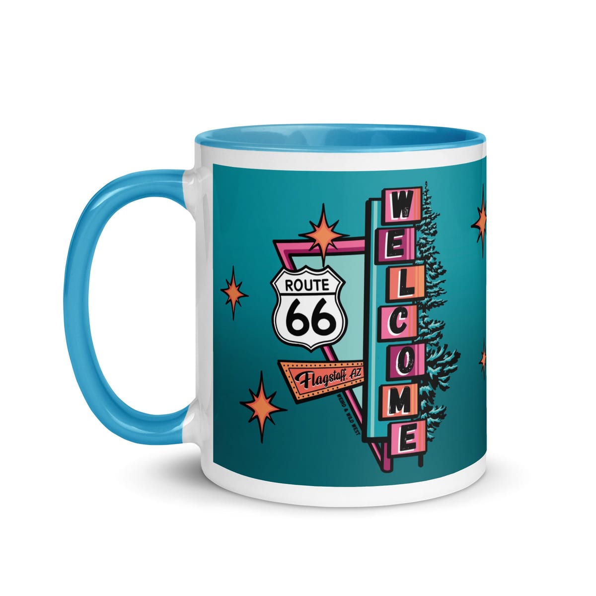 Vibin' On 66 — original hand-drawn artwork on Vibin' On 66 Mug