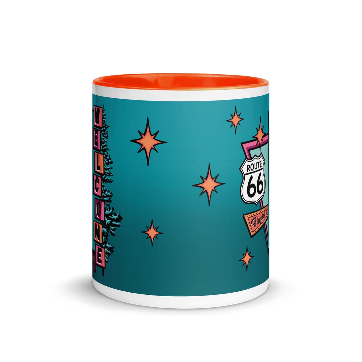 Vibin' On 66 — original hand-drawn artwork on Vibin' On 66 Mug
