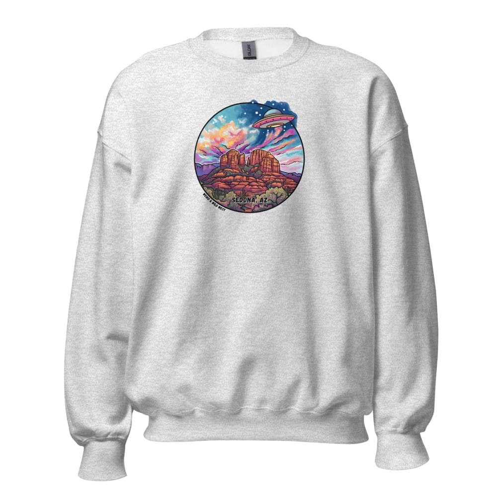 Vortex Voyagers Sweatshirt — Ash, flat front view