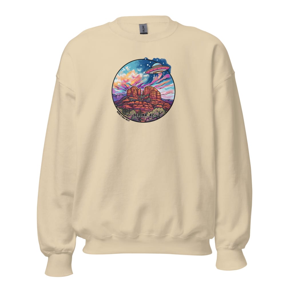 Vortex Voyagers Sweatshirt — Sand, flat front view
